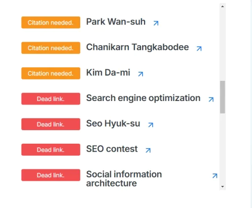 查找维基百科上的断开链接并以低价获取它们（301->赚钱网站）