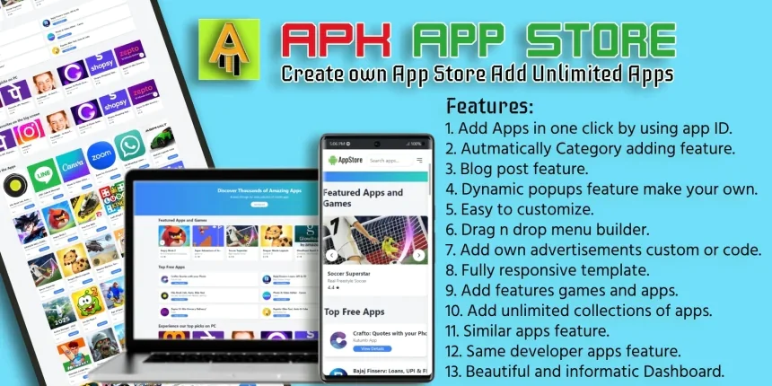 APK App Store - 终极 APK 下载器PHP源码