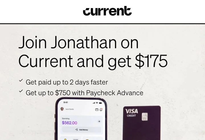 Earn $175 with Current App via Direct Deposit – Limited-Time Offer